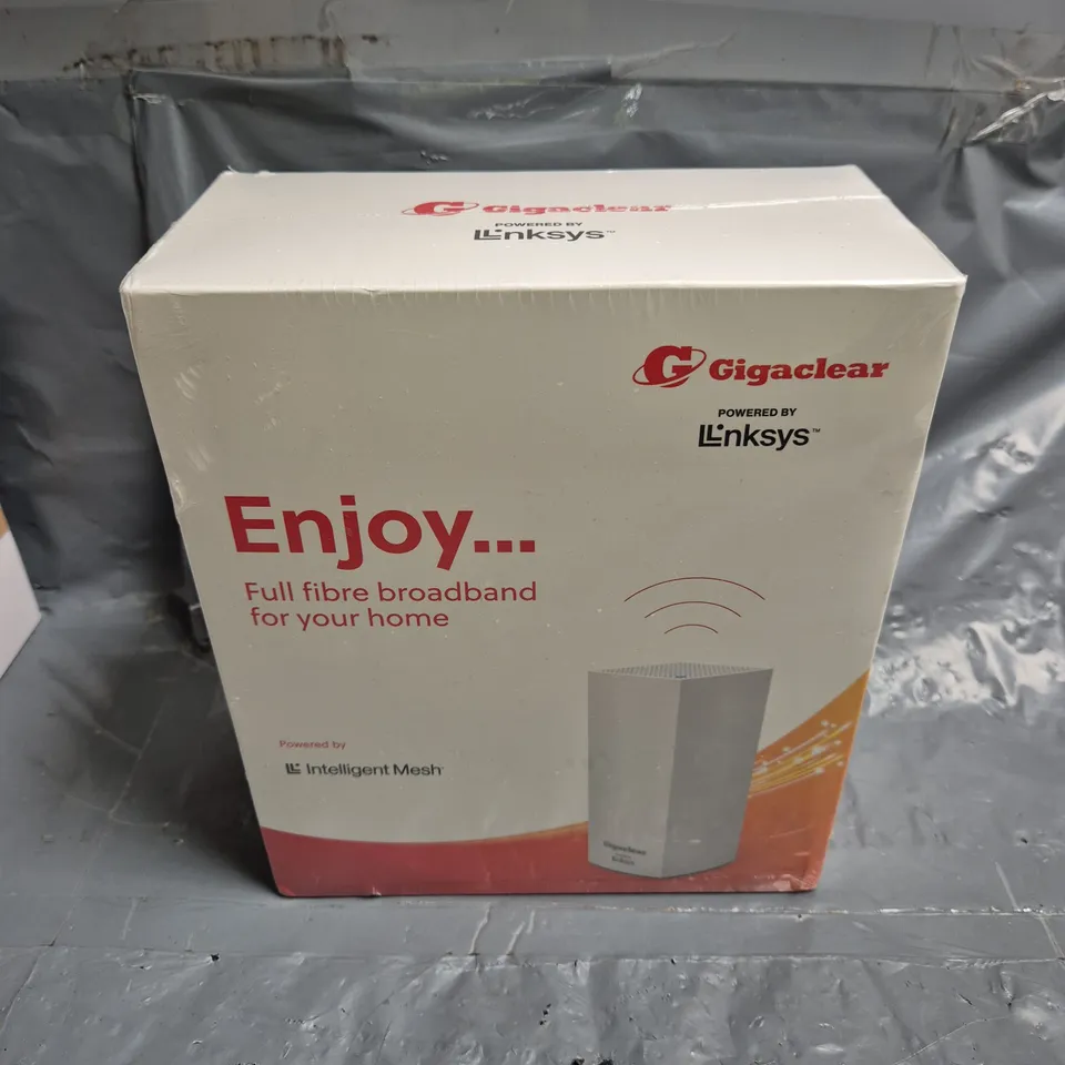 SEALED LINKSYS GIGACLEAR DUAL BAND WIFI 6 ROUTER 