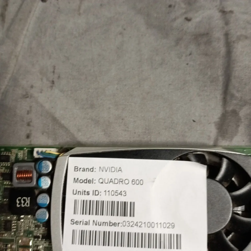 NVIDIA QUADRO 600 PCIE GRAPHICS CARD