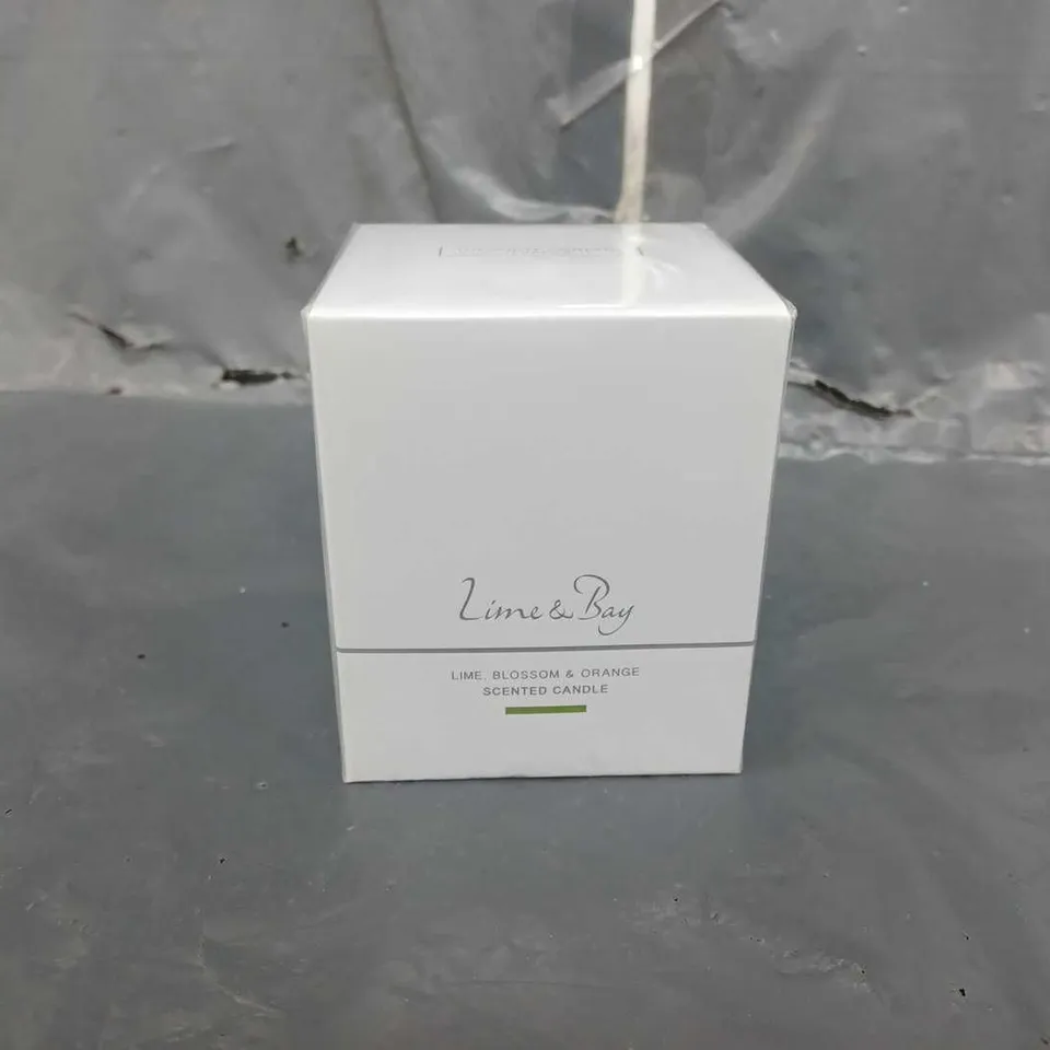 SEALED THE WHITE COMPANY LIME & BAY SCENTED CANDLE 