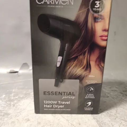 BOXED CARMEN 1200W TRAVEL HAIR DRYER