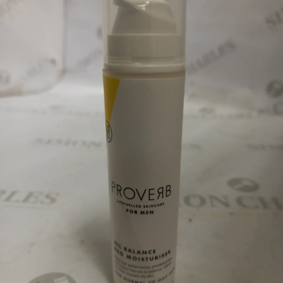 PROVERB LIFE FUELLED SKINCARE FOR MEN OIL BALANCE PRO MOISTURISER