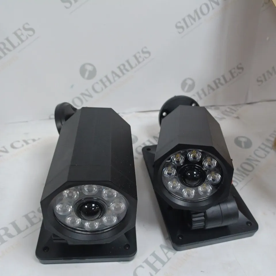 BUILDCRAFT SET OF 2 SOLAR SENSOR LIGHTS WITH STAKES