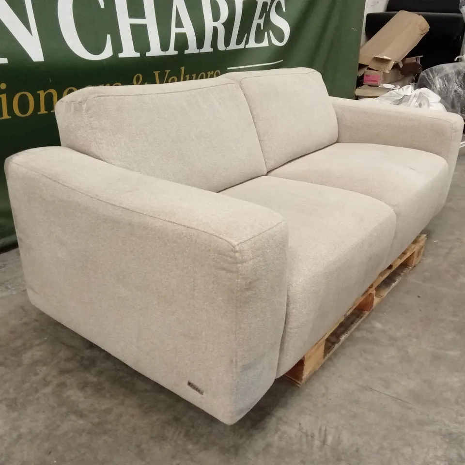 CORTES 2 SEATER FABRIC SOFA - NATURAL RRP £699