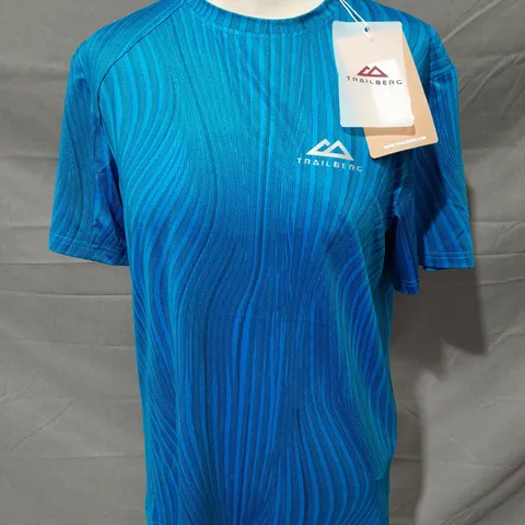 TRAILBERG VERTEX TEE IN BLUE - XS