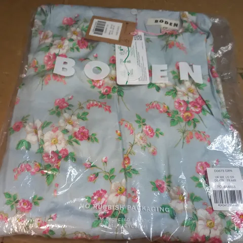 BODEN FIT-AND-FLARE MIDI DRESS - D0673 GRN - UK 16R