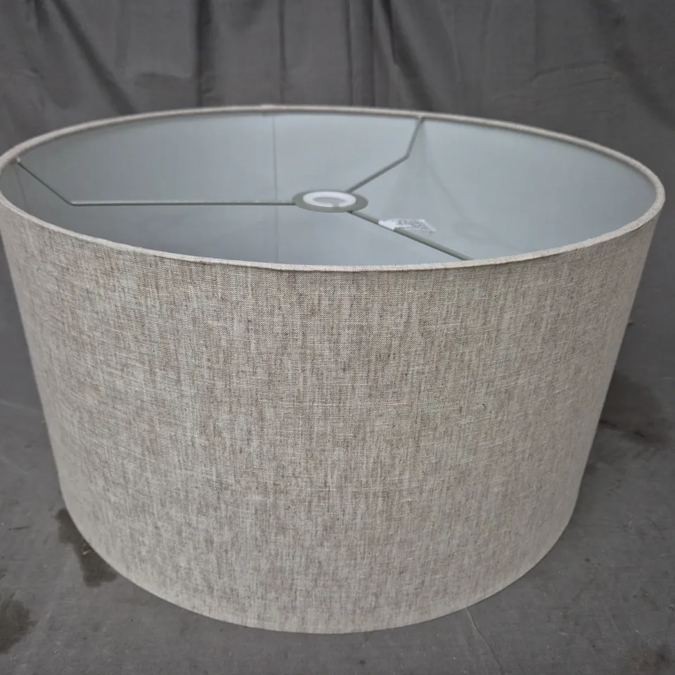 BOXED HABITAT LINEN LIGHT SHADE IN OATMEAL