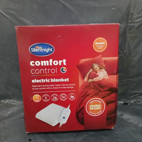 BOXED SILENTNIGHT COMFORT CONTROL ELECTRIC BLANKET