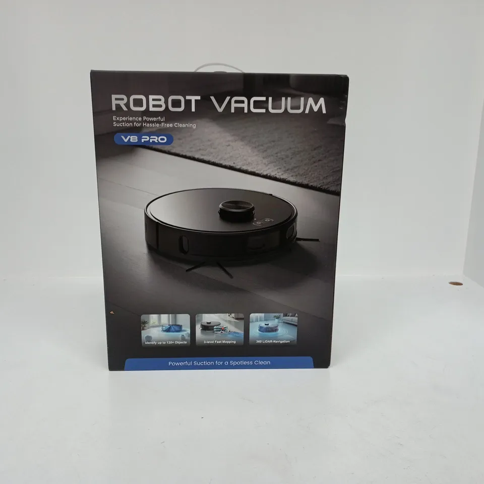 V8 PRO ROBOT VACUUM BOXED