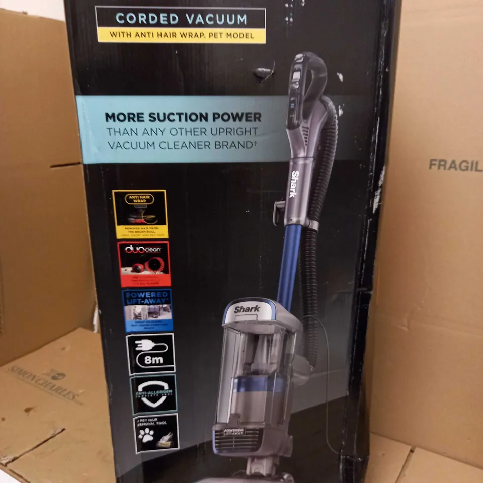 SHARK UPRIGHT VACUUM CLEANER NZ850UKT 