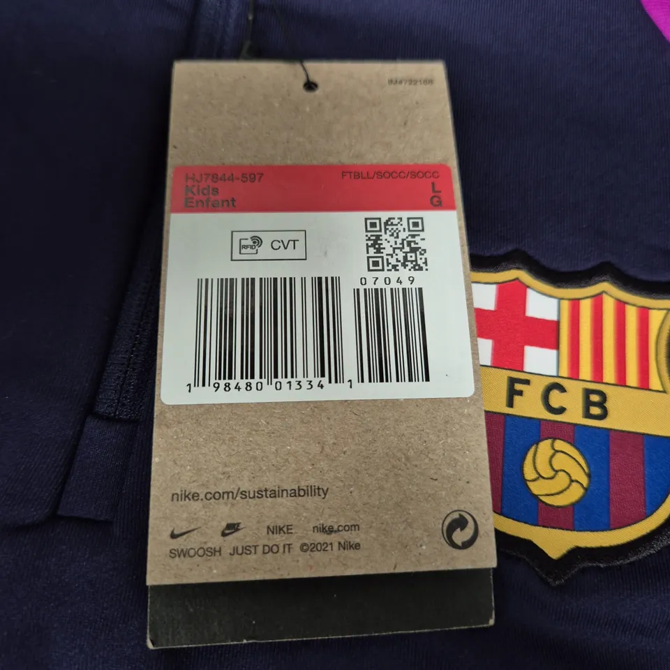 FC BARCALONA TRAINING JACKET SIZE L