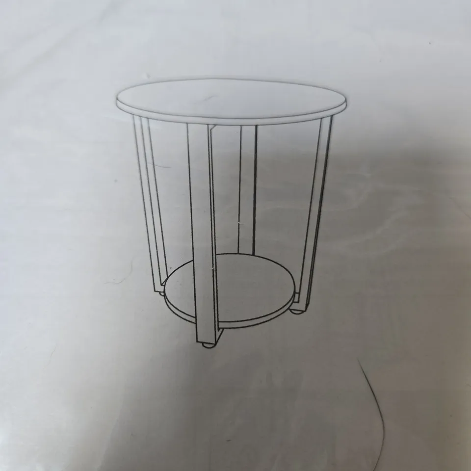 YAHEETECH INDUSTRIAL SIDE TABLE - COLLECTION ONLY