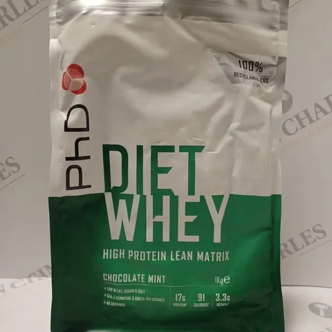PHD DIET WHEY HIGH PROTEIN LEAN MATRIX 1KG - CHOCOLATE MINT