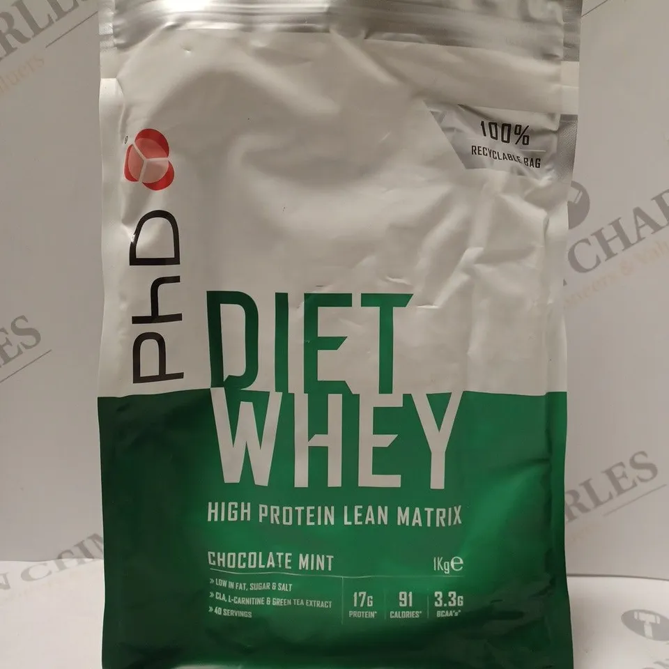 PHD DIET WHEY HIGH PROTEIN LEAN MATRIX 1KG - CHOCOLATE MINT 