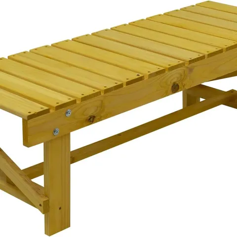 BOXED NEO WOODSIDE WIVERTON 2 SEATER WOODEN GARDEN BENCH 