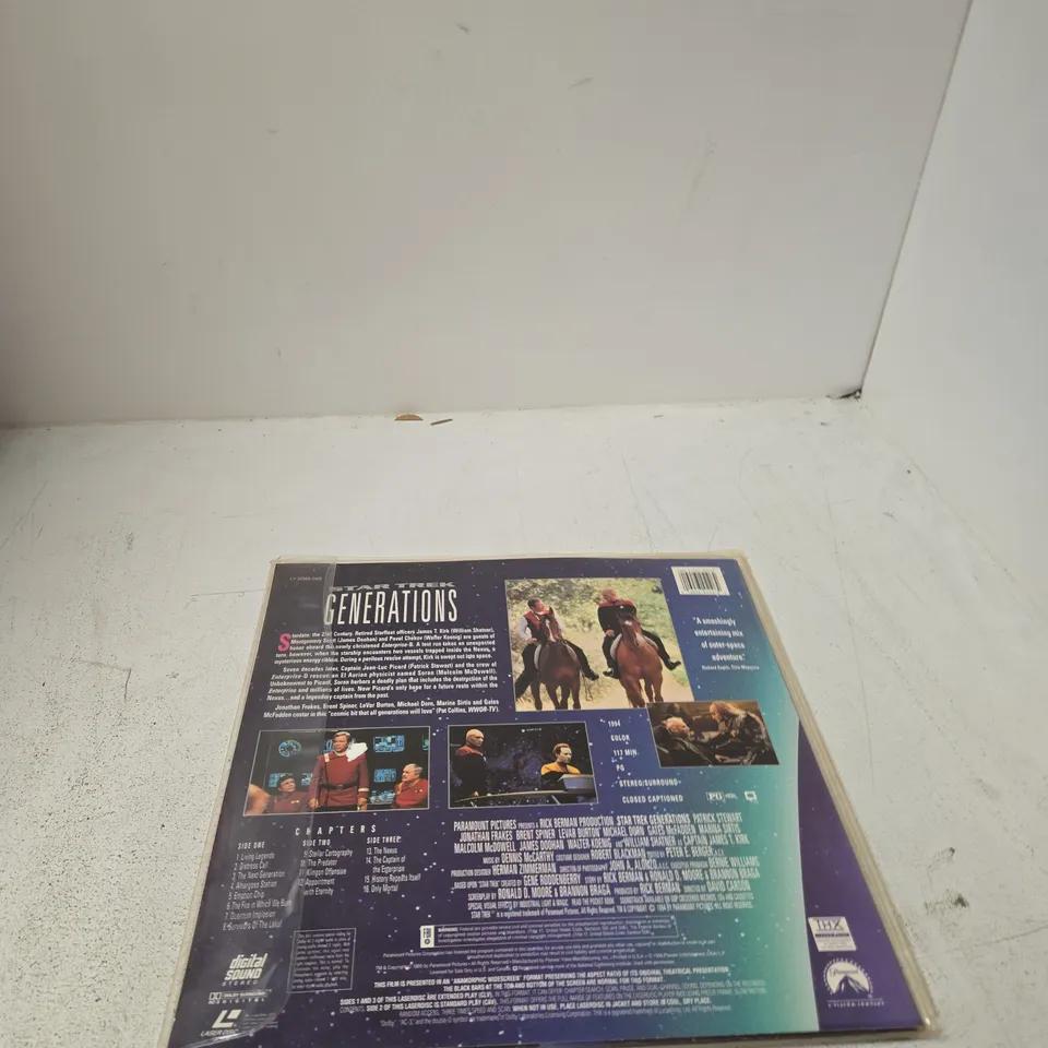 STAR TREK GENERATIONS LASERDISC