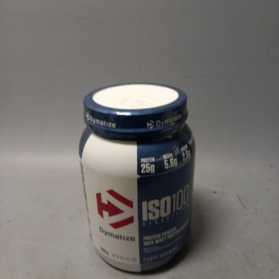 DYMATIZE ISO100 HYDROLYZED PROTEIN POWDER FUDGE BROWNIE 932G