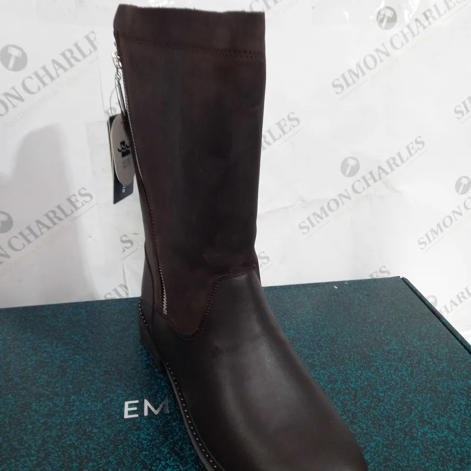 EMU EXPLORER YANCOAL WATERPROOF LEATHER & SUEDE BOOTS ESPRESSO SIZE 7