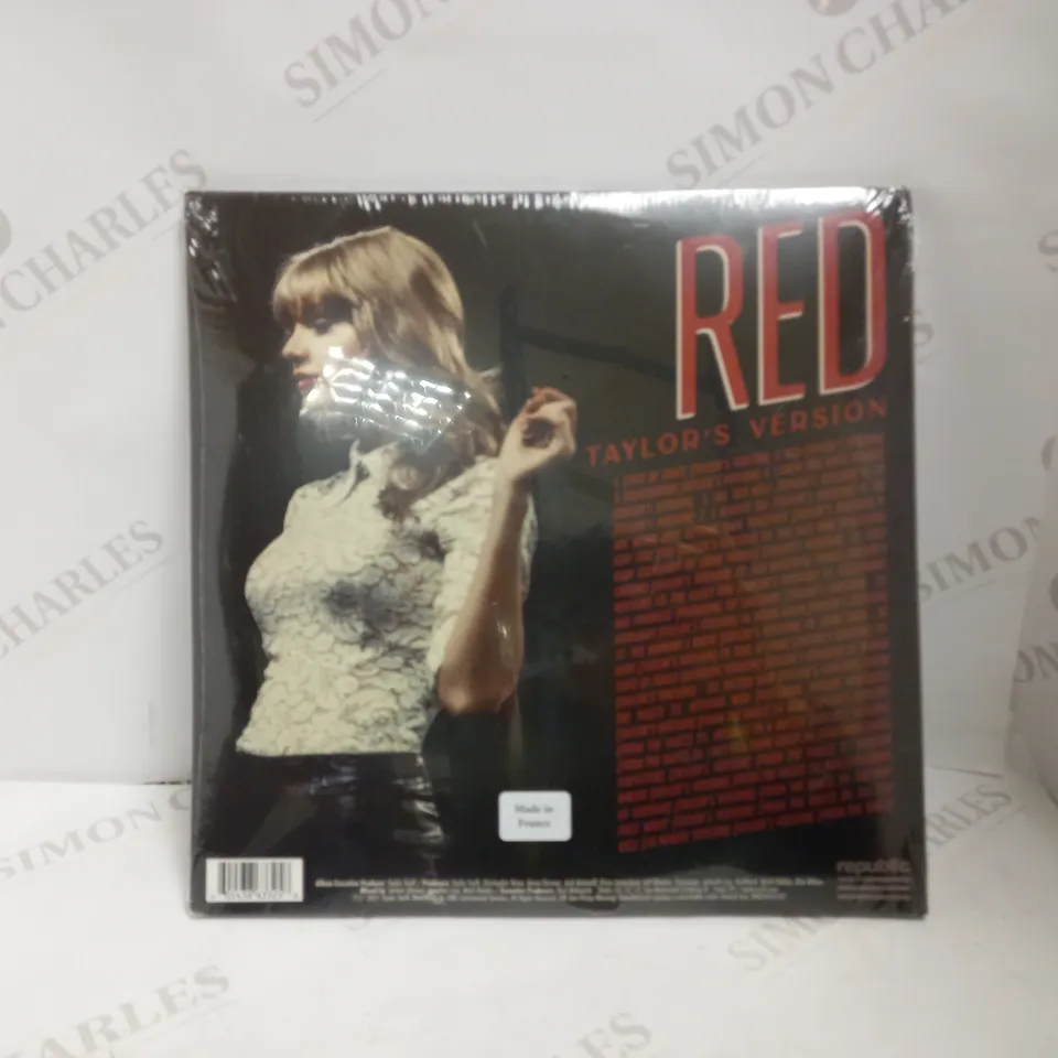 SEALED TAYLOR SWIFT RED (TAYLOR'S VERSION) 4LP VINYL ALBUM