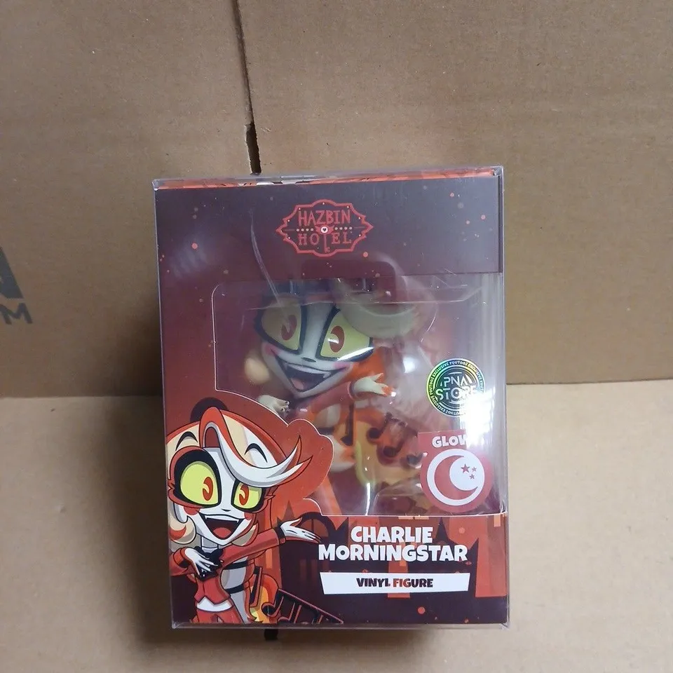 HAZBIN HOTEL CHARLIE MORNINGSTAR VINYL FIGURE BOXED