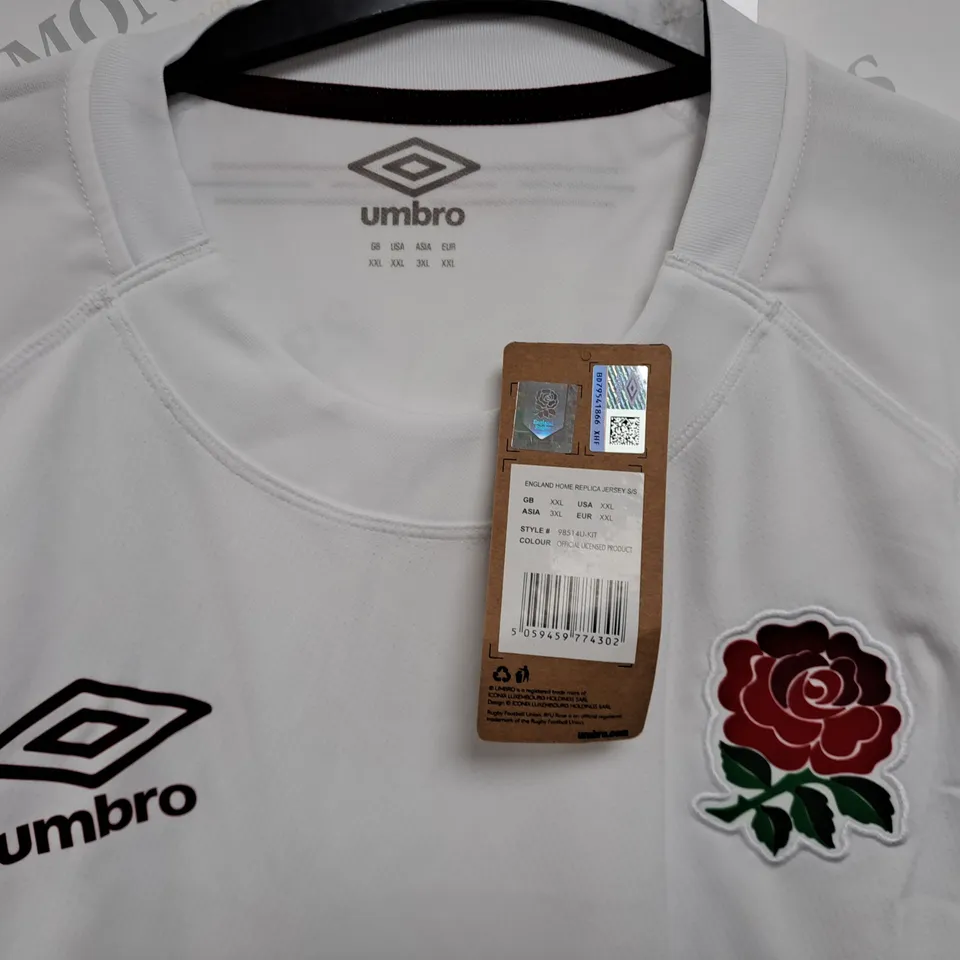 UMBRO ENGLAND HOME REPLICA SHIRT - GB XXL