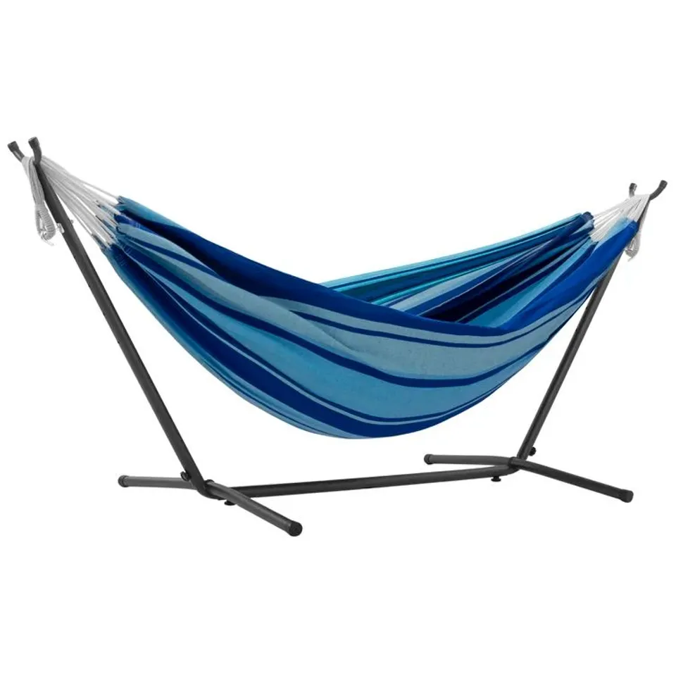 BOXED DOUBLE CLASSIC HAMMOCK WITH STAND (1 BOX)