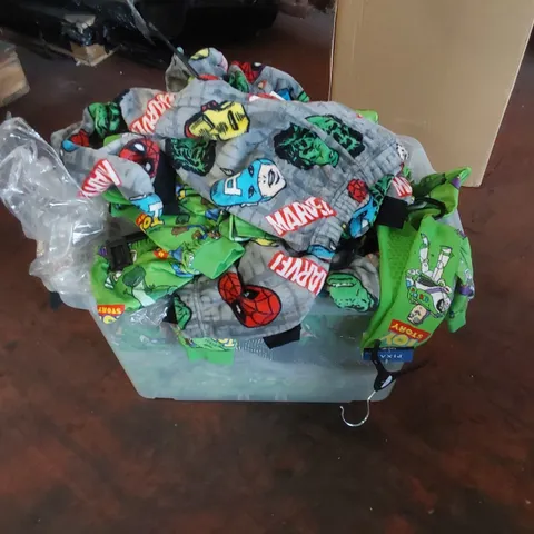 BOX TO CONTAIN AN ASSORTMENT OF CHILDREN'S CLOTHING