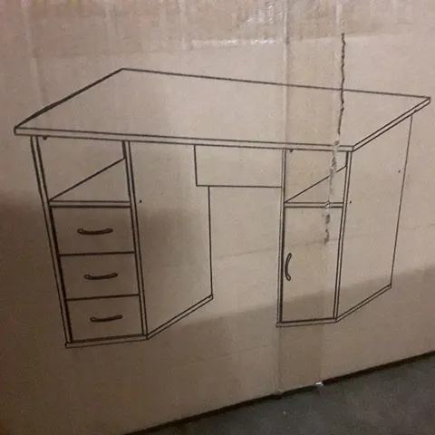 BOXED WALNUT DESK