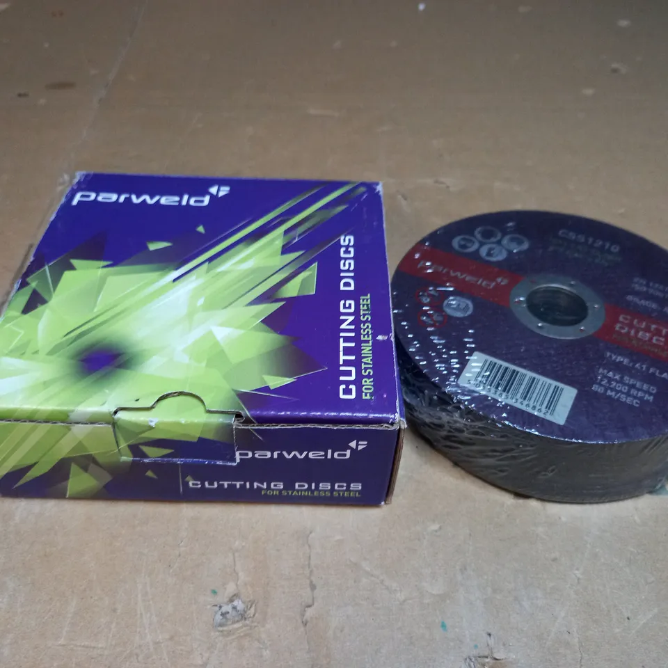 PACK OF 25 PARWELD CUTTING DISCS (CSS1210)