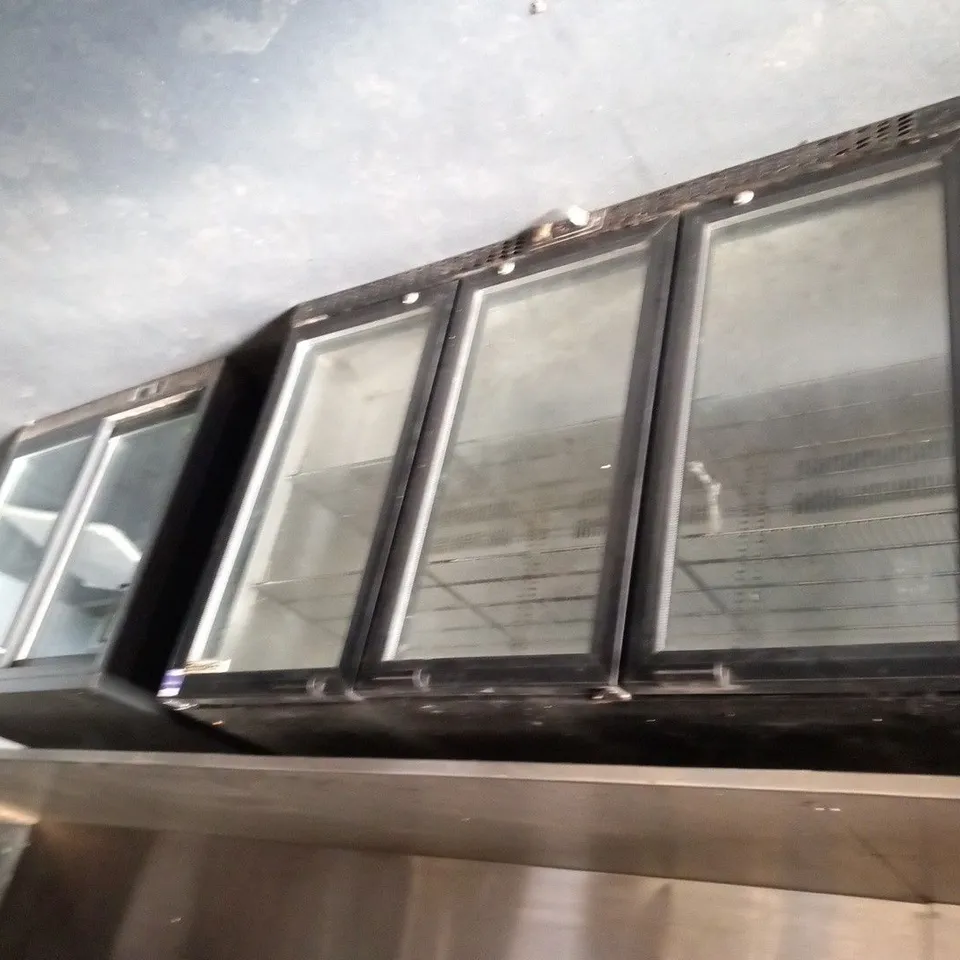 TOWABLE MOBILE FOOD TRAILER WITH SERVING HATCH, PIZZA OVEN, 2 BOTTLE FRIDGES, HANDWASH STATION AND DOUGH ROLLER