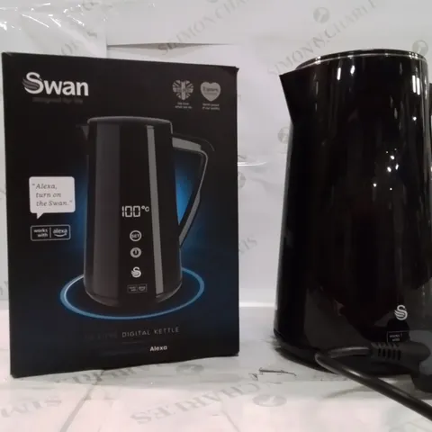 BOXED SWAN 1.5L DIGITAL KETTLE