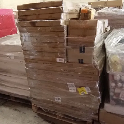 PALLET OF ASSORTED BOXED FURNITURE AND HOUSEHOLD ITEMS