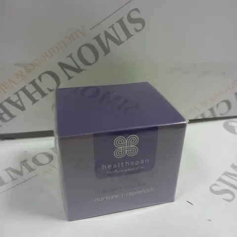 HEALTHSPAN REPLENISH NIGHT CREAM 50ML