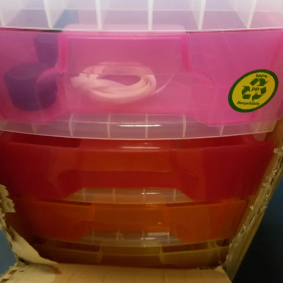 REALLY USEFUL BOX MULTI-TIER STORAGE DRAWERS IN MULTI-COLOUR