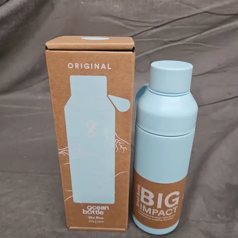 OCEAN BOTTLE BIG IMPACT WATER BOTTLE – SKY BLUE (BOXED)