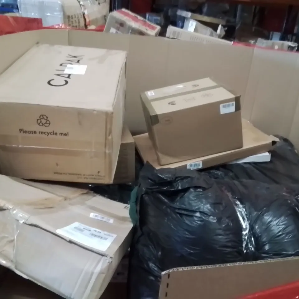 PALLET OF ASSORTED HOUSEHOLD GOODS AND PRODUCTS TO INCLUDE;KIDS TRICYCLE,TOILET SEAT,FOLDABLE LED DESK LAMP