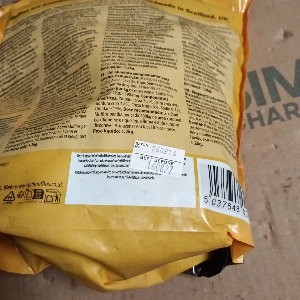 STUD MUFFINS 1.2KGS TREATS FOR HORSES