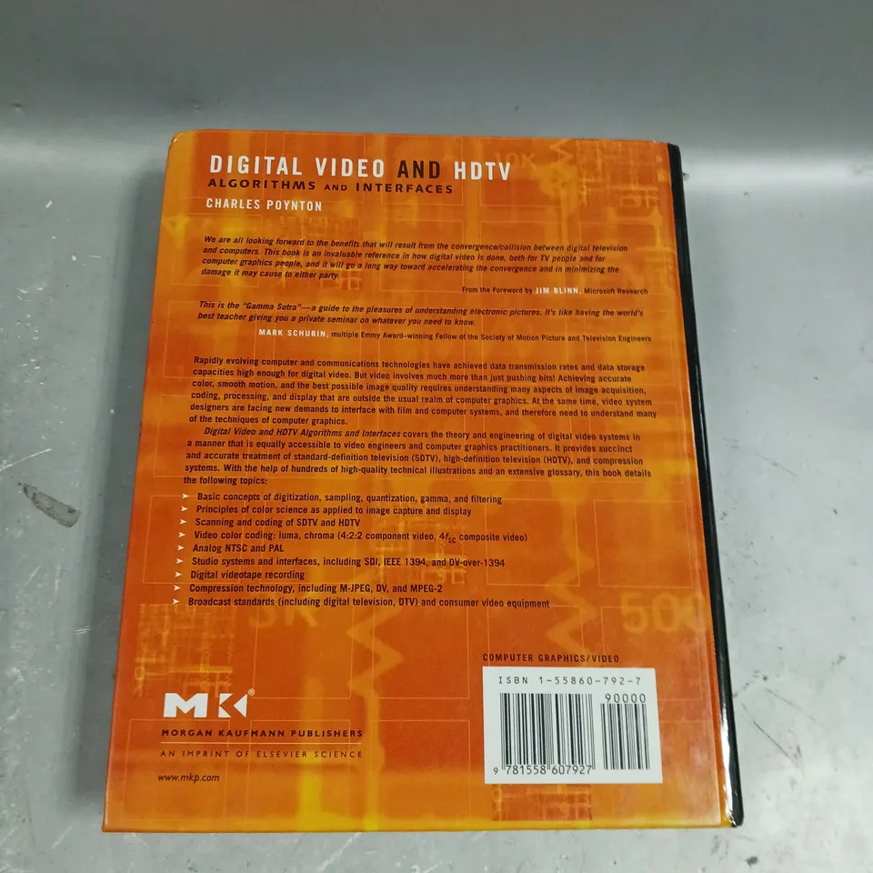 CHARLES POYNTON DIGITAL VIDEO AND HDTV ALGORITHMS AND INTERFACES 