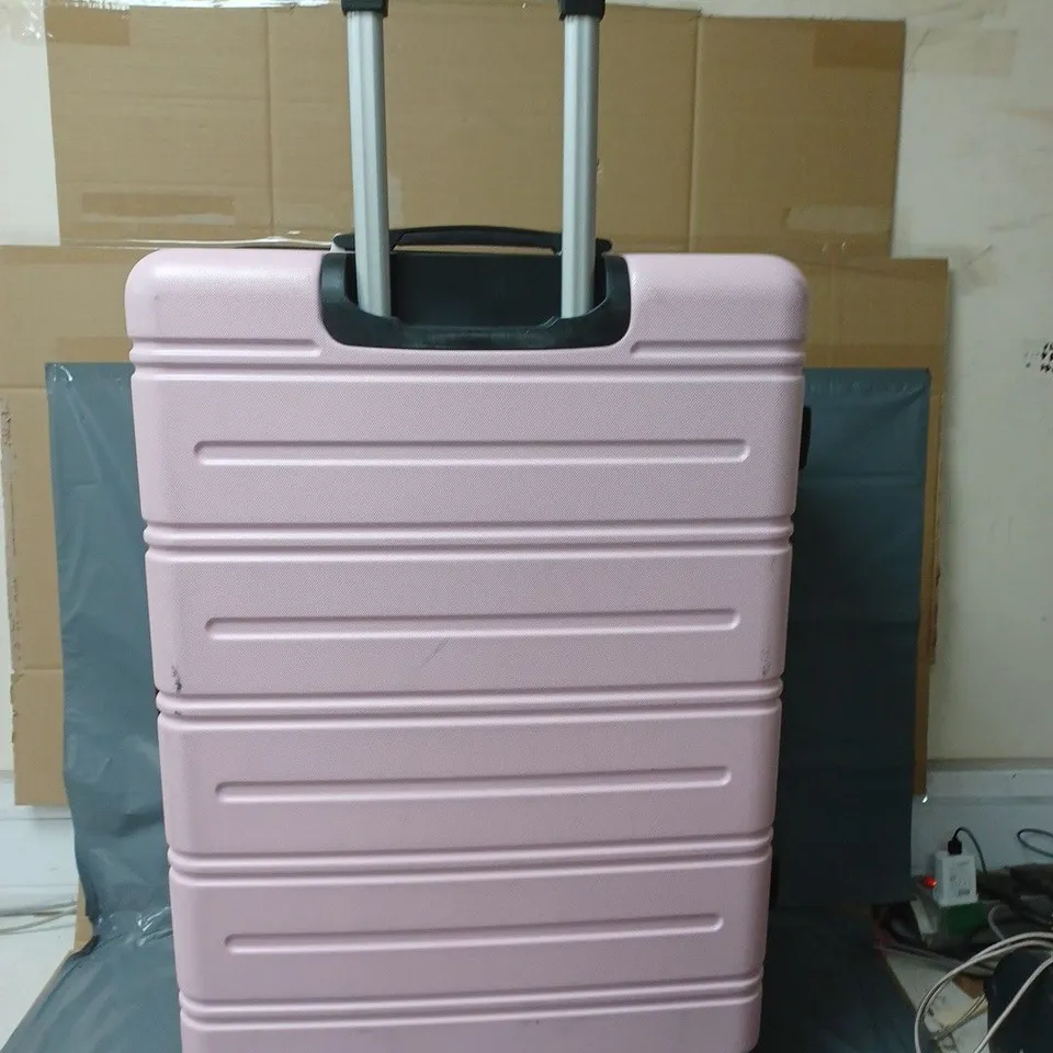 ROCK LISBON LARGE SUITCASE PINK - COLLECTION ONLY