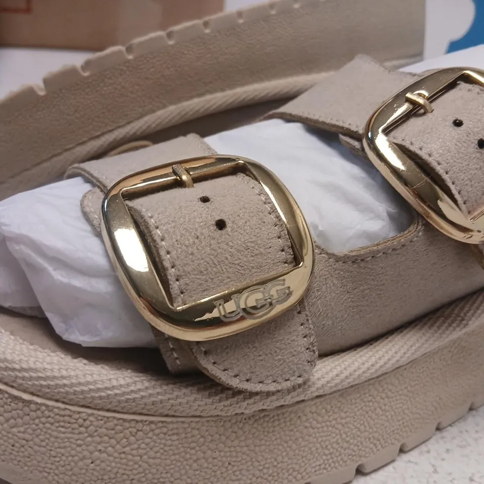 UGG WOMEN'S SANDALS – BEIGE, UK 3 (EU 36)