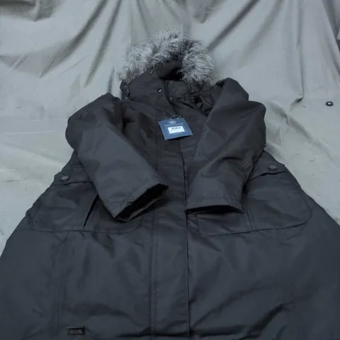 REGATTA GREAT OUTDOORS LUMEXIA III WATERPROOF PARKA JACKET – UK 10 – BLACK