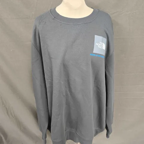 THE NORTH FACE CREW NECK SWEATSHIRT IN GREY SIZE XL