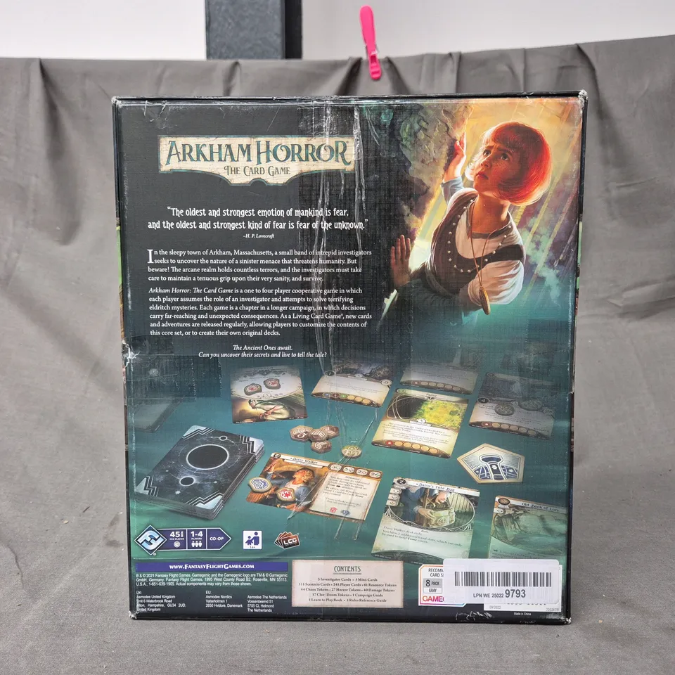 BOXED ARKHAM HORROR BOARD GAME