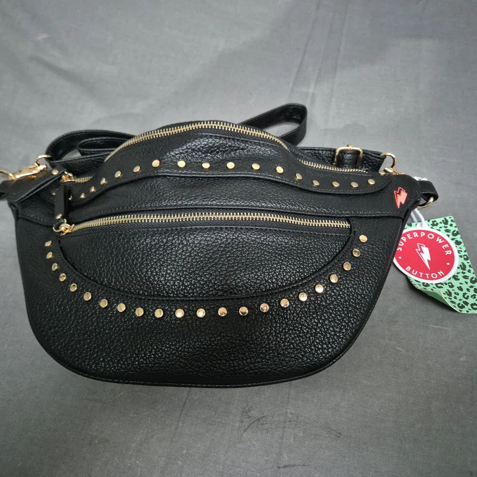 SCAMP AND DUDE STUDDED BUM BAG