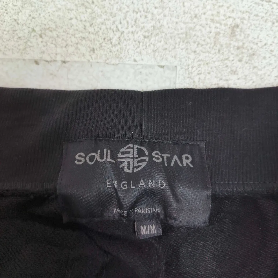 SOUL STAR BLACK JOGGERS – MEN'S, SIZE M/M – MADE IN PAKISTAN