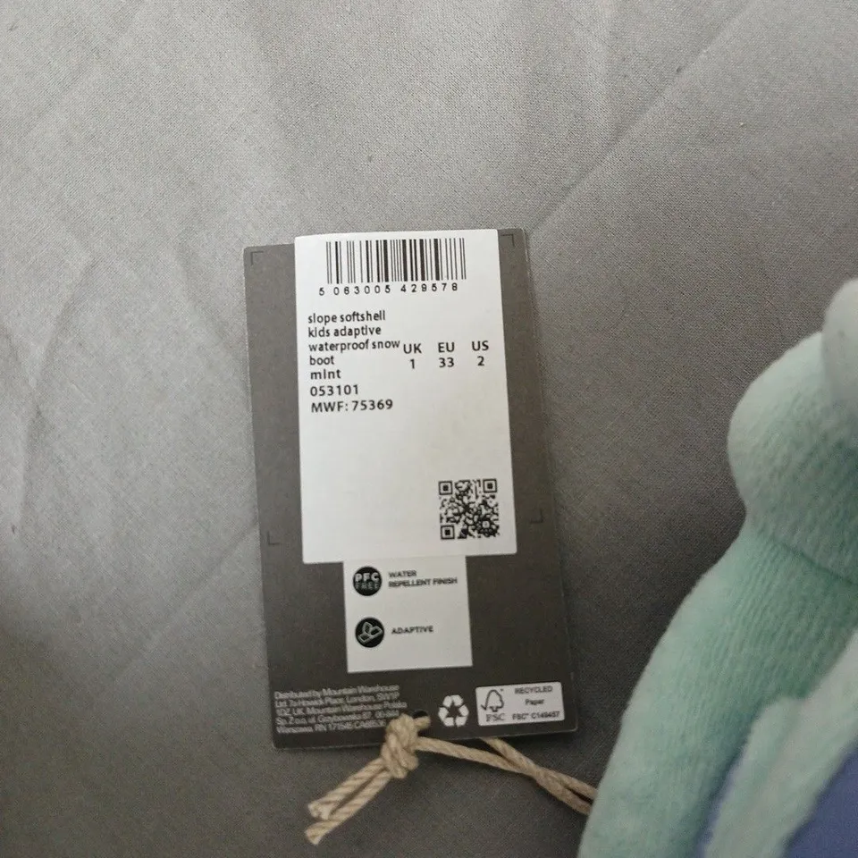 MOUNTAIN WAREHOUSE SLOPE SOFTSHELL KIDS' ADAPTIVE WATERPROOF SNOW BOOTS – PURPLE