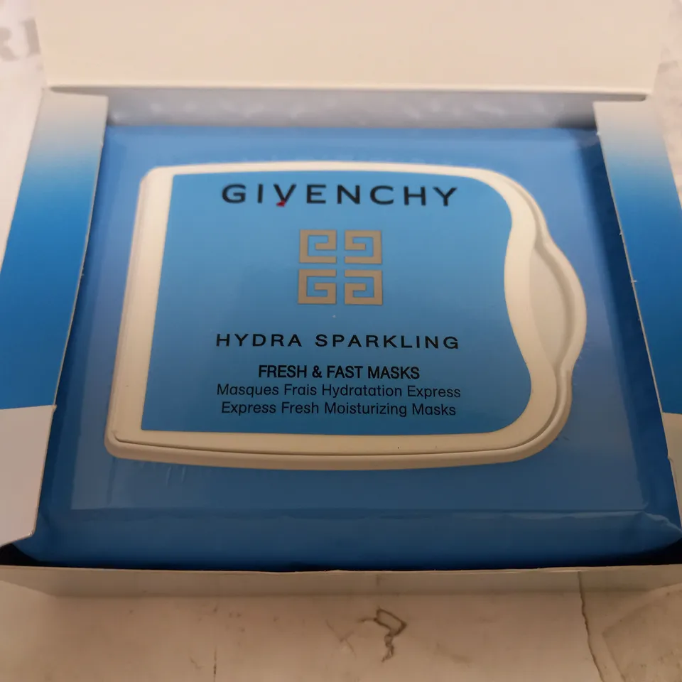 GIVENCHY HYDRA SPARKLING FRESH & FAST EXPRESS MOISTURISING MASKS 14PCS