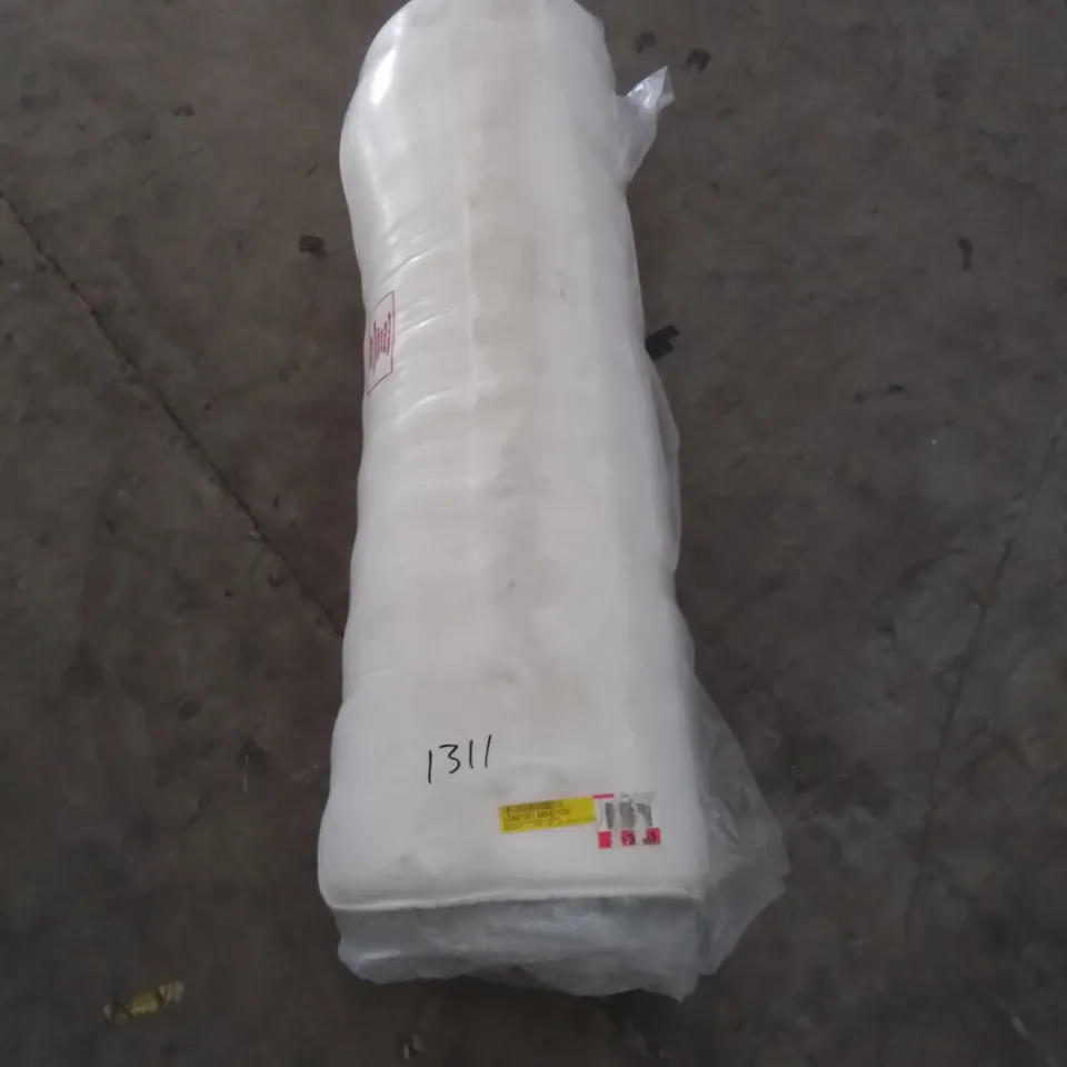 QUALITY BAGGED 4'6" DOUBLE MEMORY FOAM OPEN COIL MATTRESS