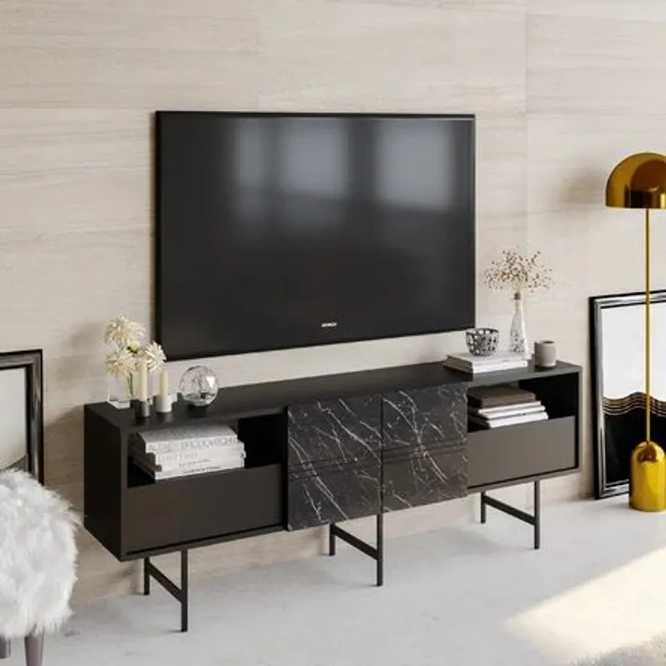 BOXED GIANARA TV STAND UPTO 78" BENDIRE