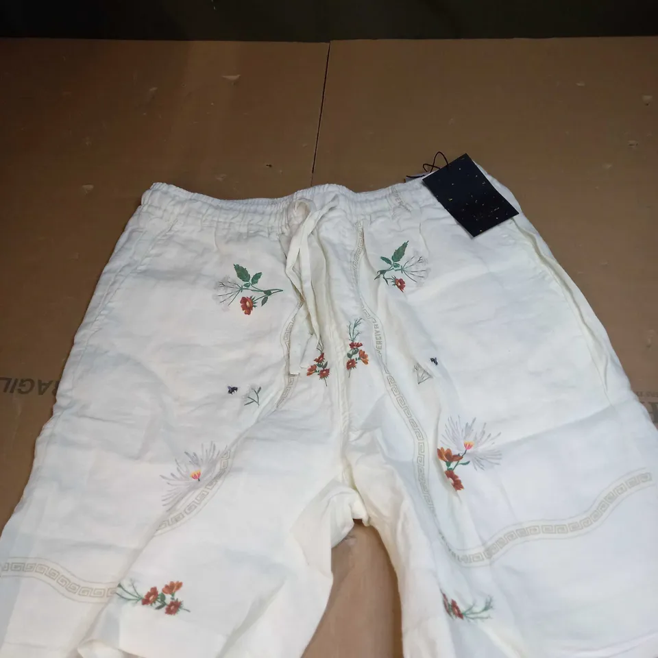 PERCIVAL KOWLOON LINEN SHORTS SIZE 32