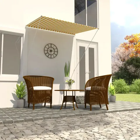 BOXED TERAH RETRACTABLE AWNING - DARK GREY (1 BOX)